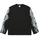SMOKED WAFFLE LONGSLEEVE BLACK