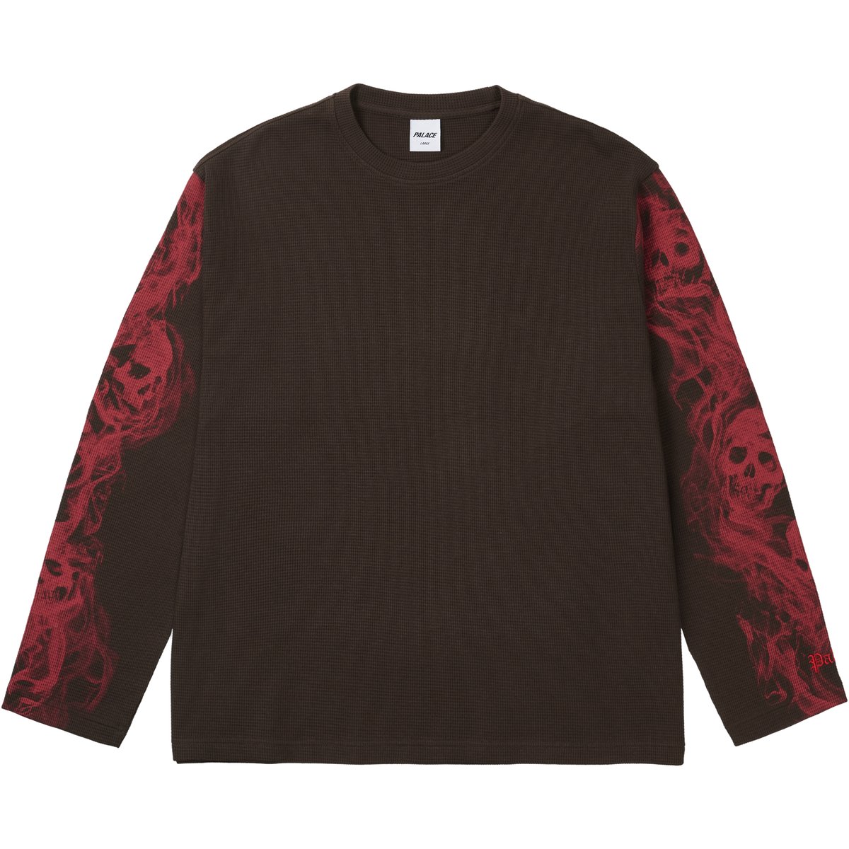 Palace SMOKED WAFFLE LONGSLEEVE FOX (Spring 2026) - $118.00