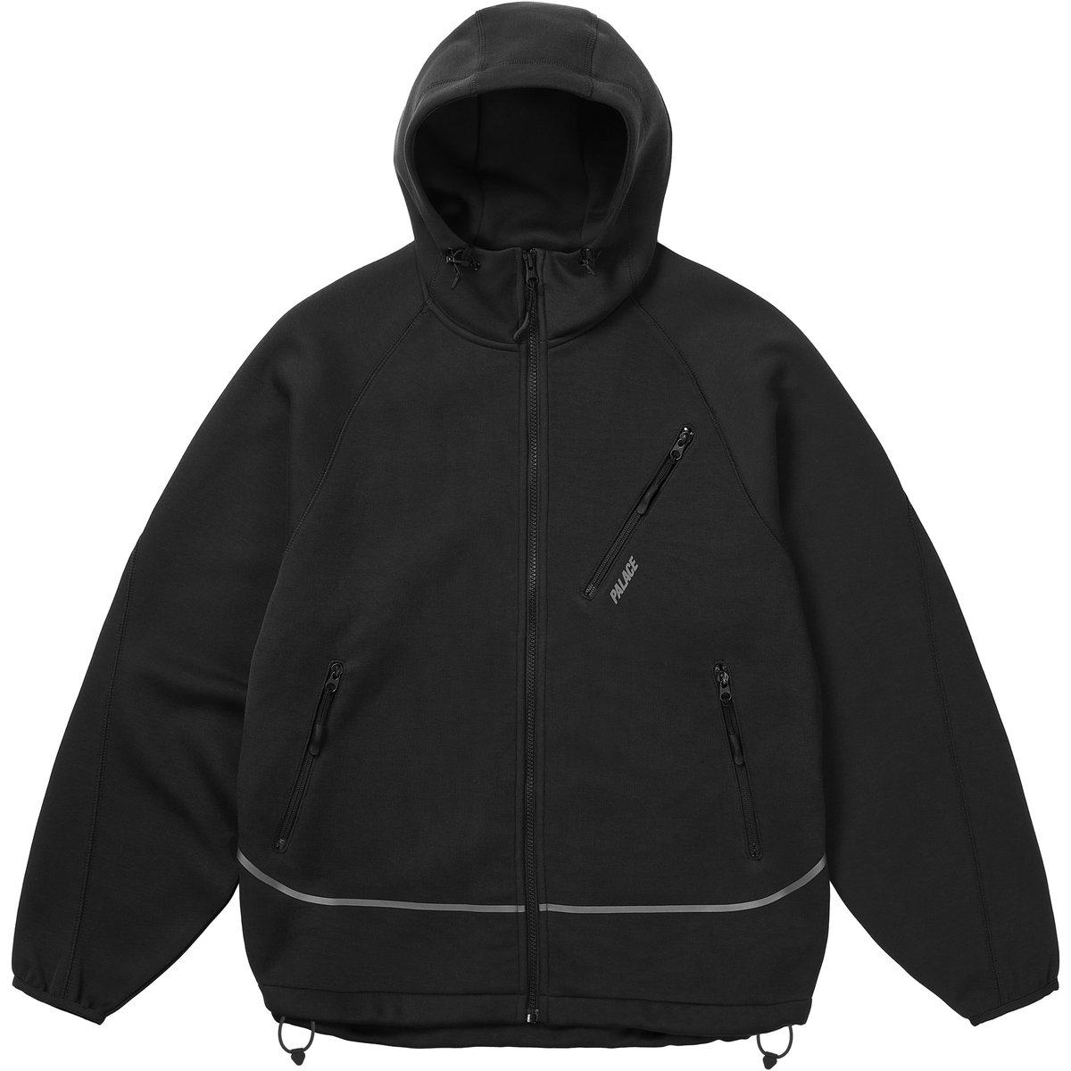 Palace SPORTY ZIP HOOD BLACK (Spring 2026) - $208.00