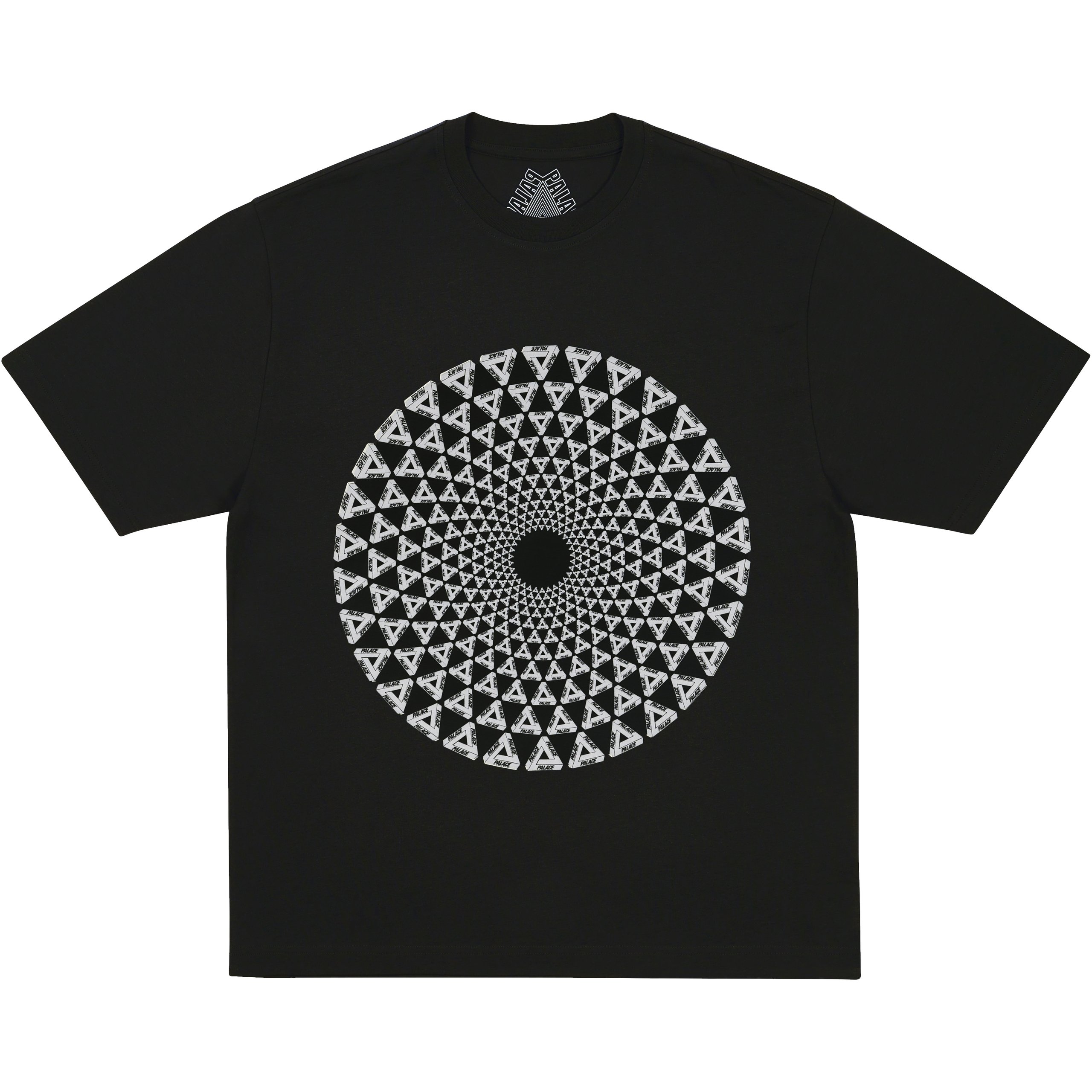 SWIRLY T-SHIRT BLACK