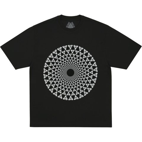 Palace SWIRLY T-SHIRT BLACK - $48.00