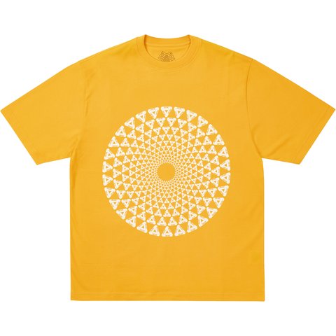 Palace SWIRLY T-SHIRT SUNNY YELLOW - $48.00