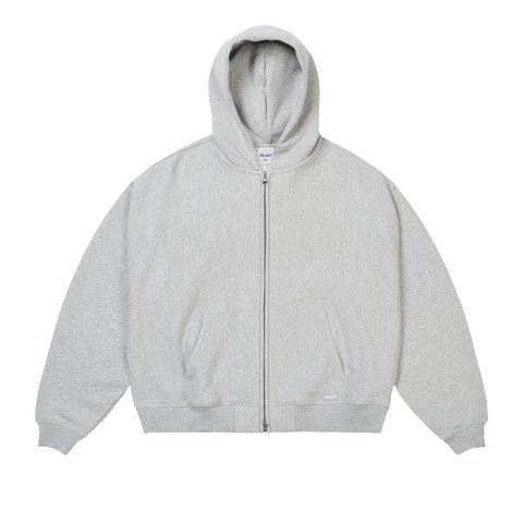 Palace UNISEX ZIP HOOD GREY MARL - Colorway