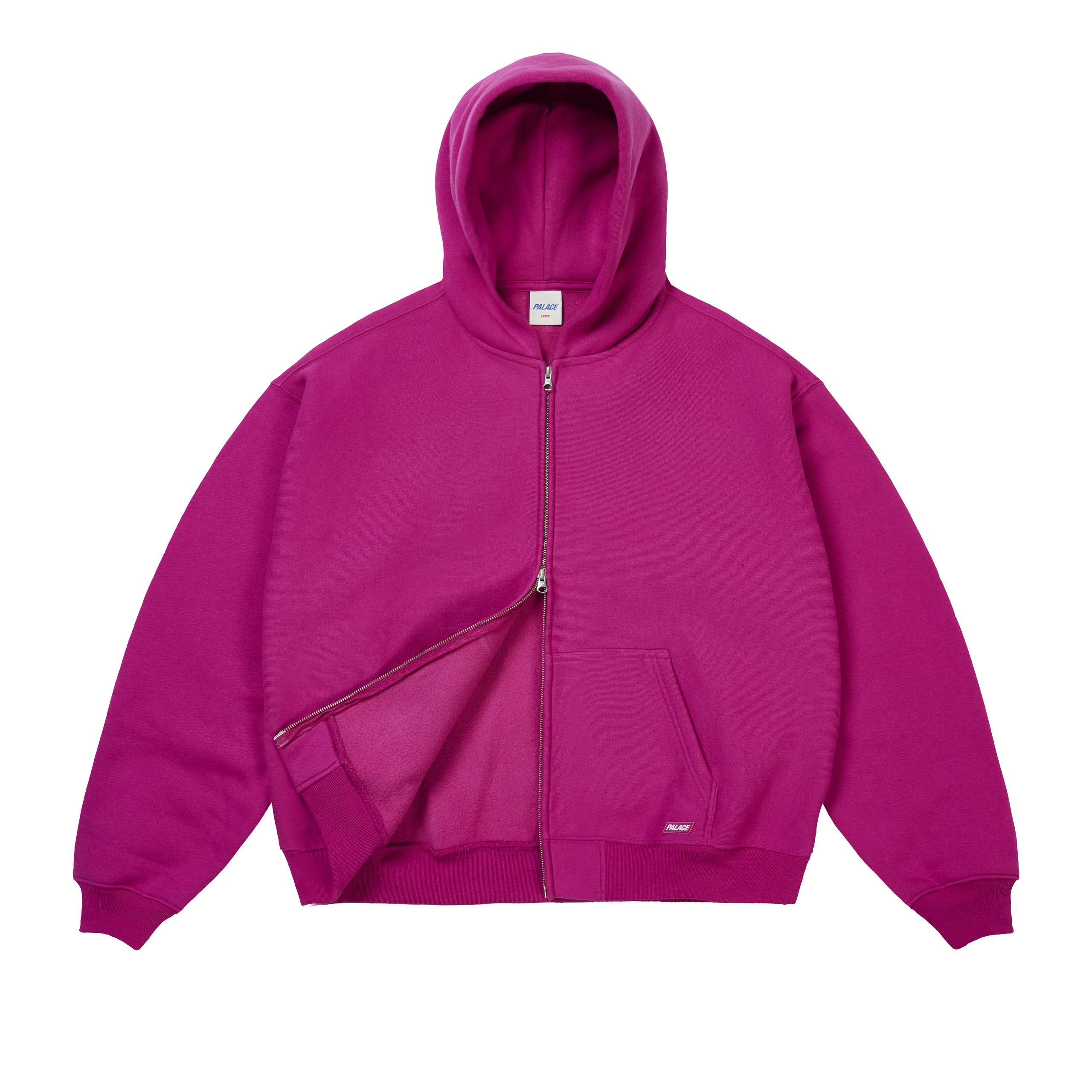 UNISEX ZIP HOOD HEAVY PINK - Spring 2026 - Palace