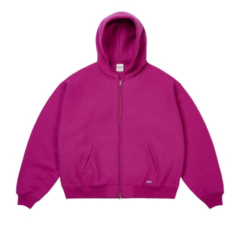 Palace UNISEX ZIP HOOD HEAVY PINK - Colorway