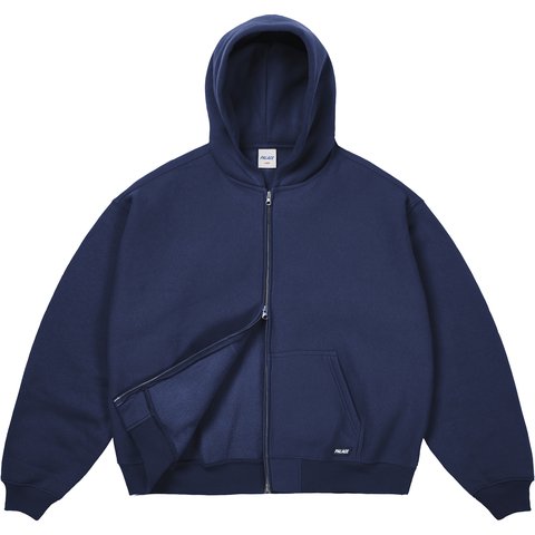 Palace UNISEX ZIP HOOD NAVY - $168.00