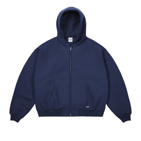 Palace UNISEX ZIP HOOD NAVY - Colorway
