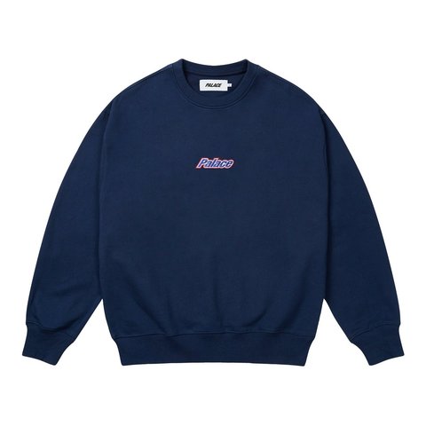Palace CURRENT CREW NAVY - Style 2
