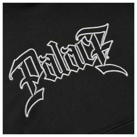 Palace LE SCRIPT HOOD BLACK - Style 2