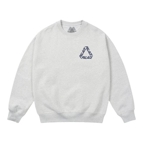 Palace OG P3 CREW GREY MARL - Style 2