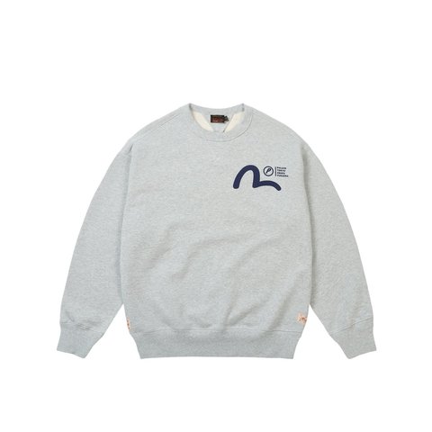 Palace PALACE EVISU CREW GREY MARL - Style 3