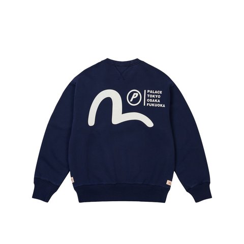 Palace PALACE EVISU CREW NAVY - Style 3