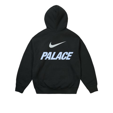 トップス PALACE x Nike Font Swoosh Hood Black M PALACE NIKE FONT SWOOSH HOOD BLACK - Palace