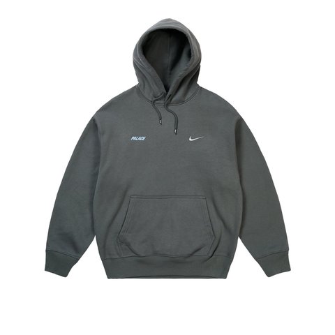 Palace PALACE NIKE FONT SWOOSH HOOD CHARCOAL - Style 3