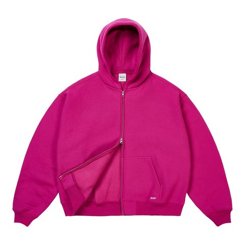 Palace UNISEX ZIP HOOD HEAVY PINK - Style 3