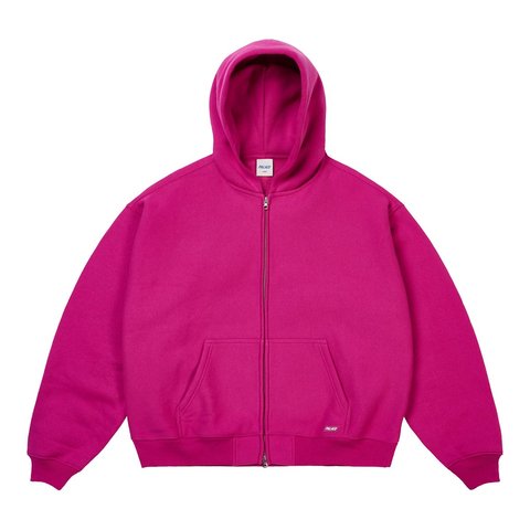 Palace UNISEX ZIP HOOD HEAVY PINK - Style 3