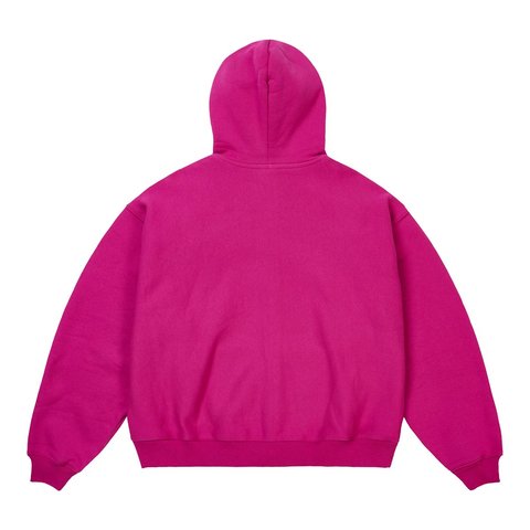 Palace UNISEX ZIP HOOD HEAVY PINK - Style 3