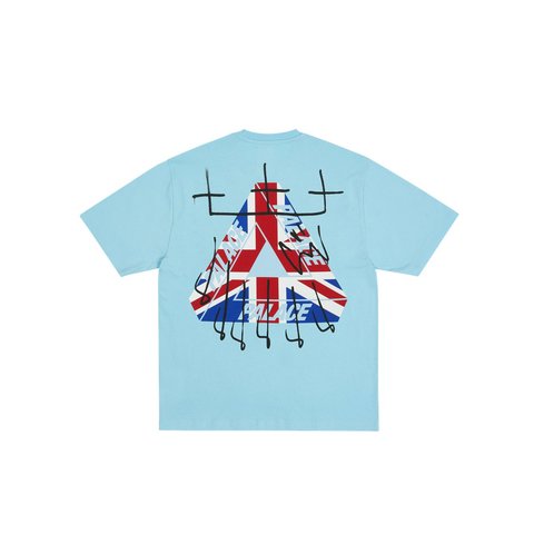 Palace KING TRI T-SHIRT SKYLINE BLUE - Style 2
