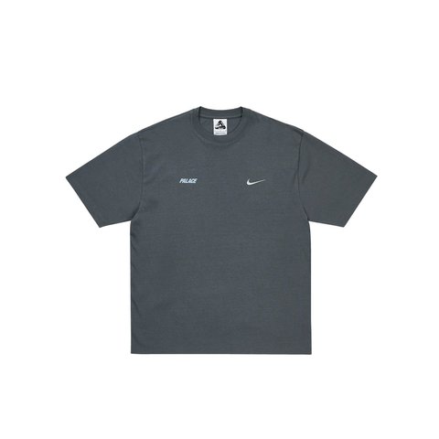 Palace PALACE NIKE FONT SWOOSH T-SHIRT CHARCOAL - Style 2
