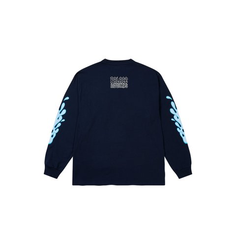 Palace PALACE WORLD INDUSTRIES LONGSLEEVE NAVY - Style 3