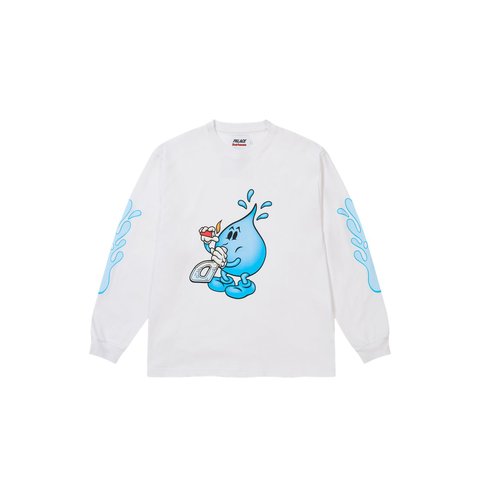Palace PALACE WORLD INDUSTRIES LONGSLEEVE WHITE - Style 3