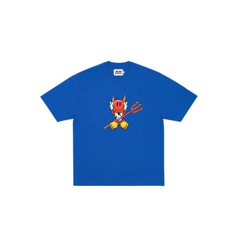 Palace PALACE WORLD INDUSTRIES T-SHIRT BLUE - Style 2
