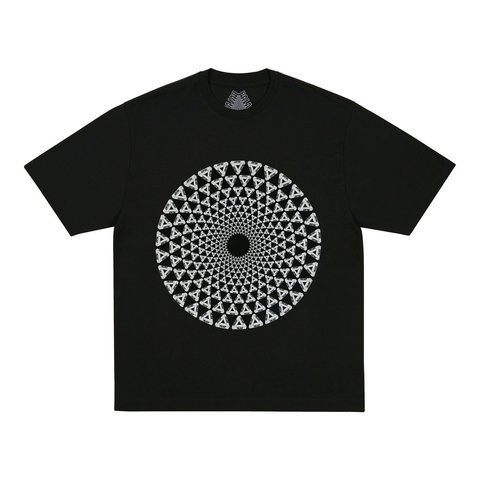 Palace SWIRLY T-SHIRT BLACK - Style 1