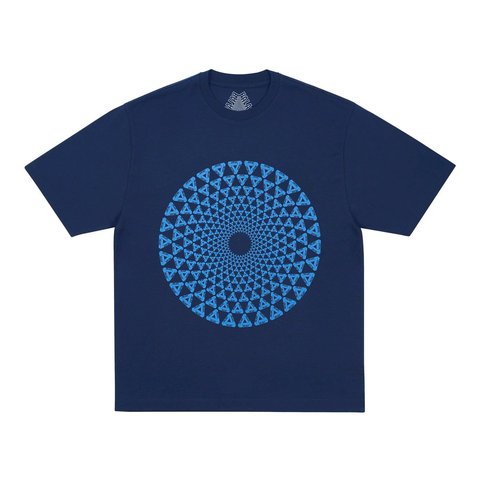 Palace SWIRLY T-SHIRT NAVY - Style 1