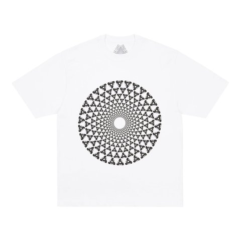 Palace SWIRLY T-SHIRT WHITE - Style 1