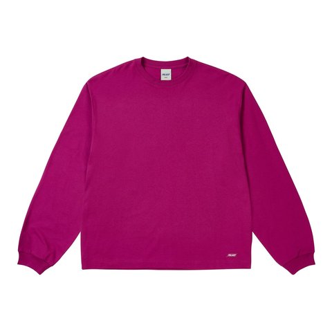 Palace UNISEX LONGSLEEVE HEAVY PINK - Style 1