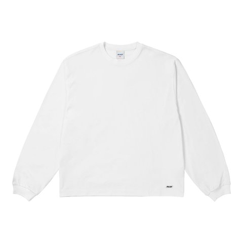 Palace UNISEX LONGSLEEVE WHITE - Style 1