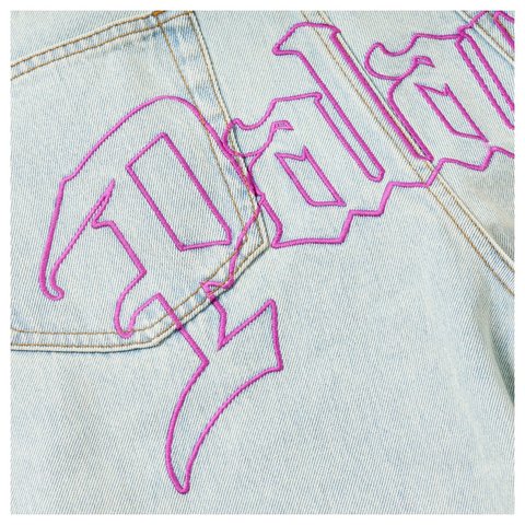 Palace LE SCRIPT P90 BAGGY JEAN LIGHT ACID WASH - Style 3