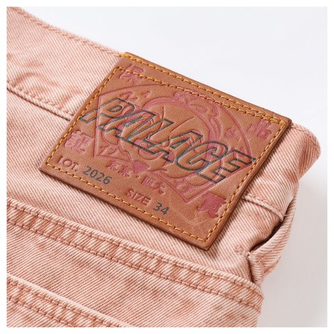 Palace PALACE EVISU P90 BAGGY JEAN PINK WASH - Style 3