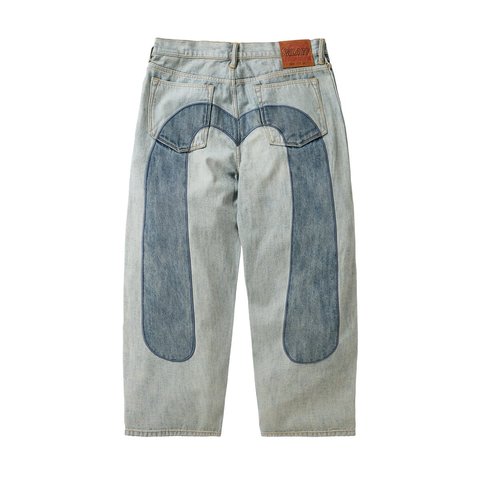 Palace PALACE EVISU P90 BAGGY JEAN REVERSE INDIGO - Style 3
