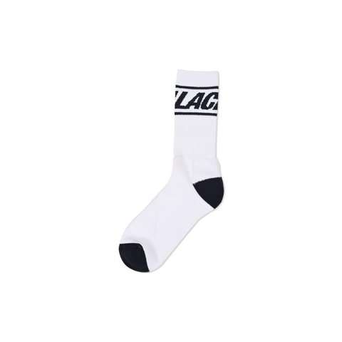 Palace PALACE FONT SOCK WHITE