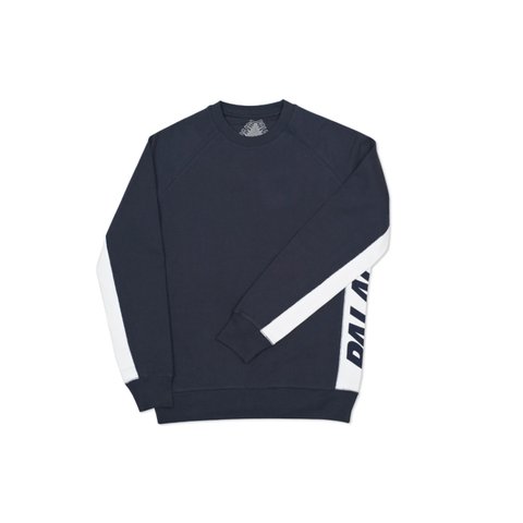 Palace BLOCKER CREW NAVY - Colorway