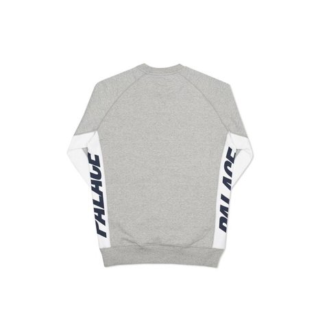 Palace BLOCKER CREW GREY MARL