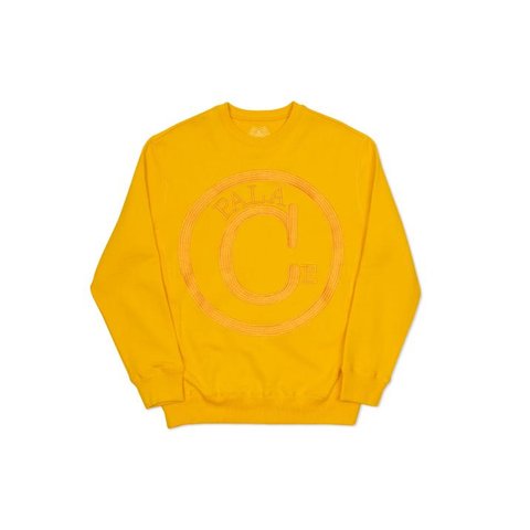 Palace COPY CREW YELLOW