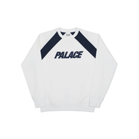 Palace PEAK CREW WHITE / NAVY - Colorway
