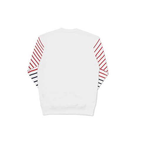 Palace STRIPER CREW WHITE - Colorway