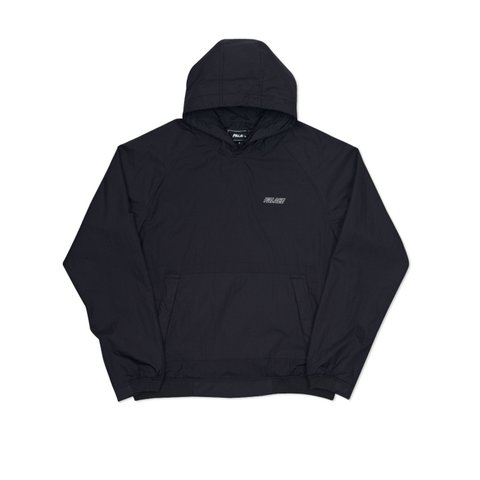 Palace HOODED OVER SHELL ANTHRACITE / FONT - Colorway