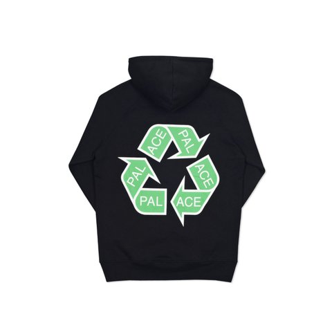 Palace P-CYCLE HOOD BLACK - Colorway