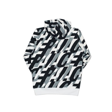 Palace REPEAT AFTER ME HOOD GREY / WHITE / BLACK - Colorway