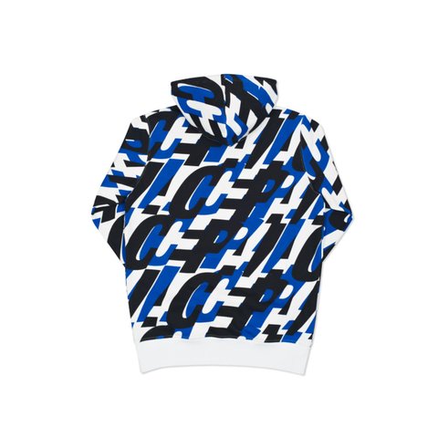 Palace REPEAT AFTER ME HOOD WHITE / BLACK / BLUE - Colorway
