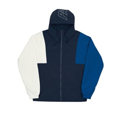 Palace HOODED ARMS SHELL TOP NAVY / WHITE / TEAL