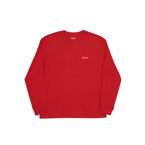 Palace LOW KEY L/S T-SHIRT RED