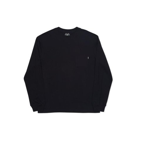 Palace POCKET L/S T-SHIRT BLACK
