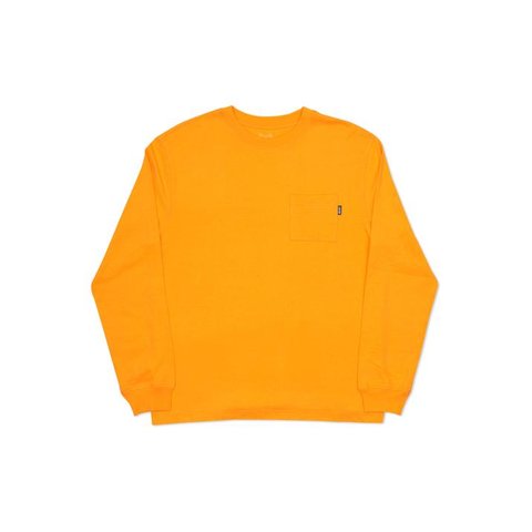 Palace POCKET L/S T-SHIRT YELLOW