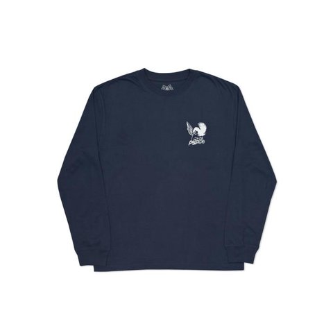 Palace TROPICAL CHERUB L/S T-SHIRT NAVY