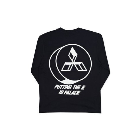 Palace TURBO L/S T-SHIRT BLACK - Colorway